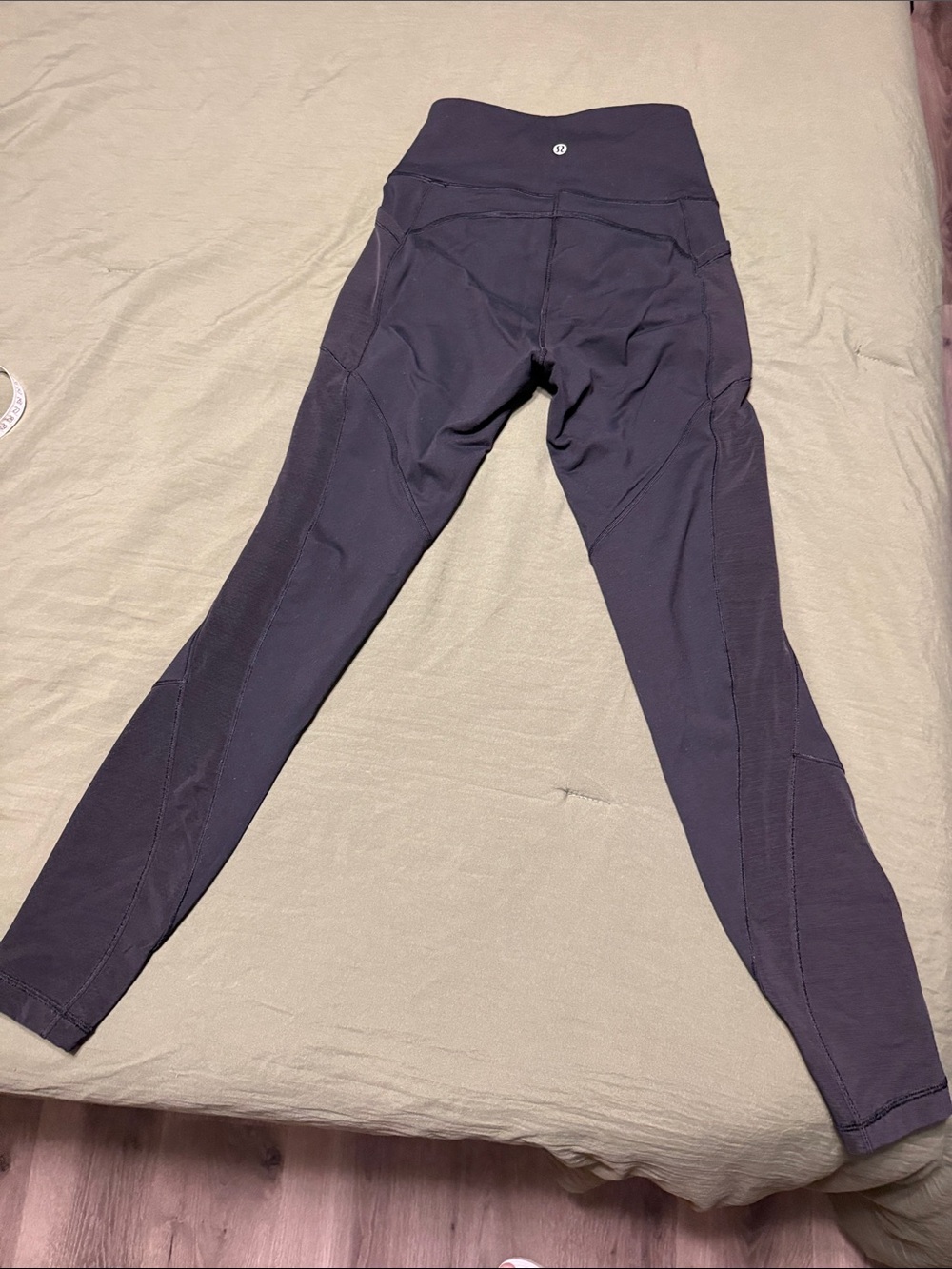 Lululemon High-Rise Black Leggings size 4, 28 inch inseam